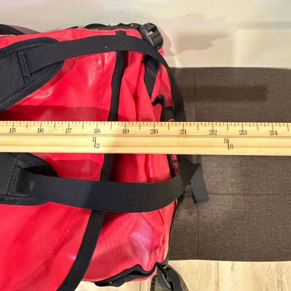 The North Face Small Base Camp Duffel 50L Carry-On Friendly Red/Black - NEW Read